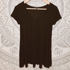 Black dressy T-shirt dress